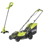 Pack Tondeuse et Coupe-Bordure Sans Fil RYOBI – 18V, Batterie et Chargeur Inclus