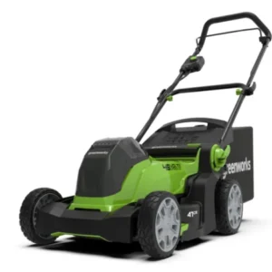 Tondeuse à Batterie Poussée GREENWORKS GD48LM46 – 48V, Coupe 46 cm
