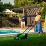Tondeuse à Batterie Poussée GREENWORKS GD48LM46 – 48V, Coupe 46 cm
