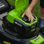 Tondeuse à Batterie Tractée GREENWORKS GD48LM46SP – 48V, Coupe 46 cm, Modèle Machine Nue