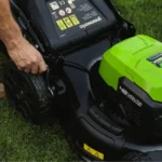 Tondeuse à Batterie Tractée GREENWORKS GD48LM46SP – 48V, Coupe 46 cm, Modèle Machine Nue