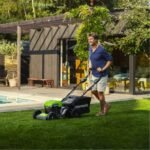 Tondeuse à Batterie Tractée GREENWORKS GD48LM46SP – 48V, Coupe 46 cm, Modèle Machine Nue