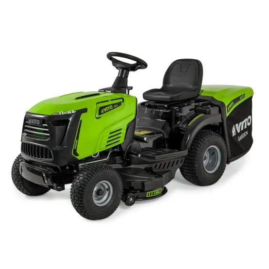 Tracteur Tondeuse Thermique Autoportée VITO – 10,5 CV, Transmission Hydrostatique, Coupe 86 cm, Bac 245 L